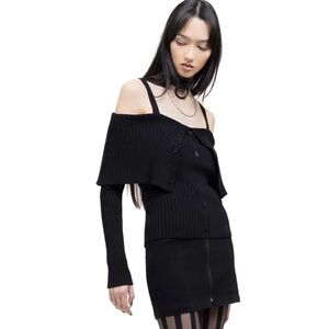 Killstar Shadow Empress Knit Top